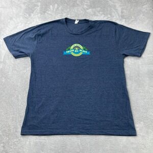 Royal Apparel Luke Bryan Crash My Playa T-Shirt 2XL Blue Men Graphic Concert Tee